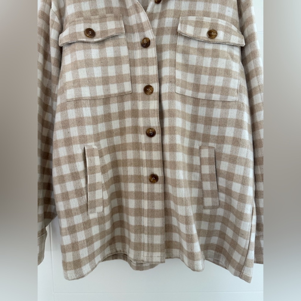 Charlie Holiday Wool-Blend Preston Shacket, size US4. - Picture 7 of 10